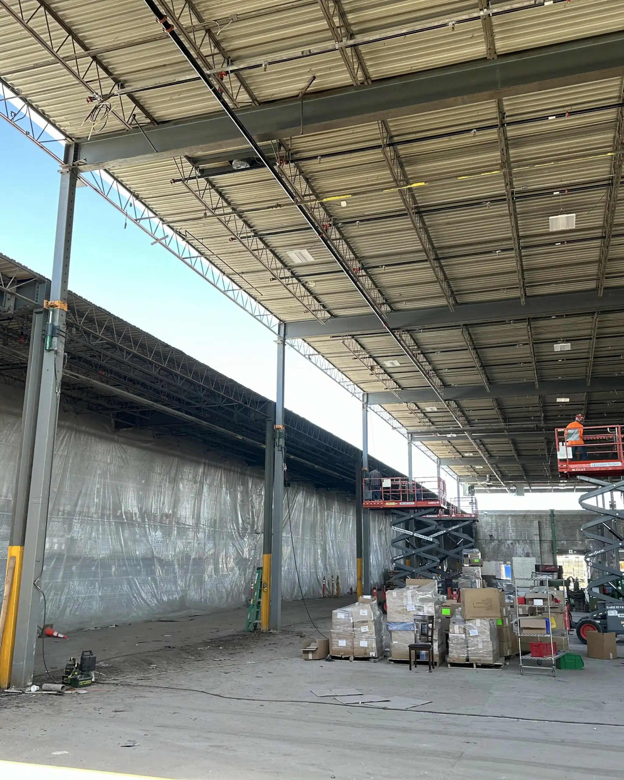 LIFTEX Commercial Roof Rising Case Study