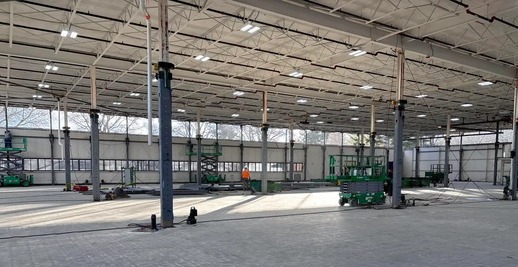 Phase 1 of Roof Lifting